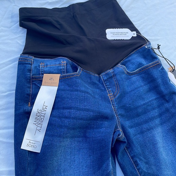 Love SoHo Maternity Jeans Size Small - Picture 2 of 14